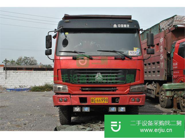 河北出售二手中國重汽HOWO自卸車  375馬力
