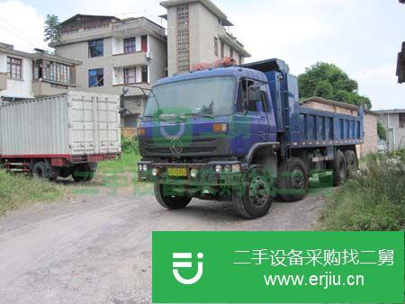 福建出售二手陜汽重卡德龍寬體自卸車