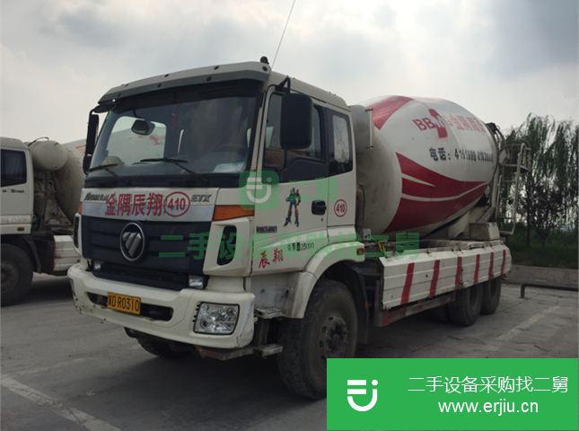 河北出售二手福田歐曼混凝土攪拌車
