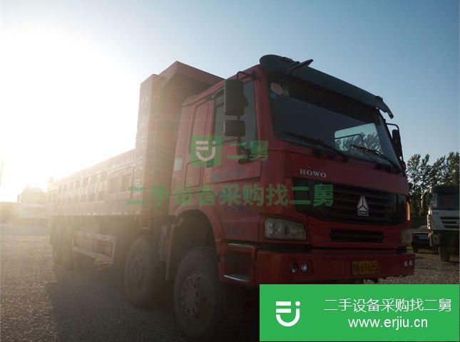 山東出售二手前四后八中國重汽豪沃自卸車