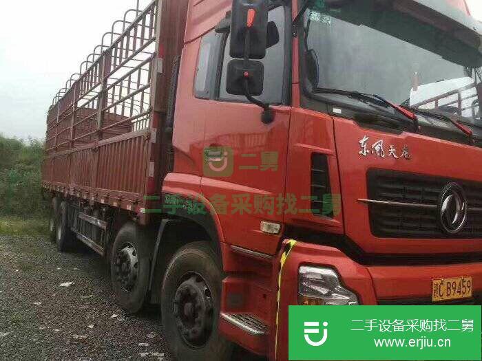 江西出售二手東風天龍前四后八高欄貨車