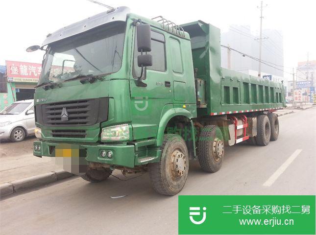河南出售二手中國重汽豪沃自卸車 375馬力