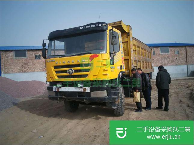 山西出售二手陜汽重卡德龍自卸車