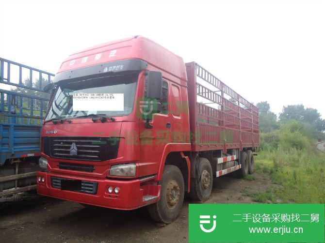 黑龍江出售二手前四后八輪高欄貨車