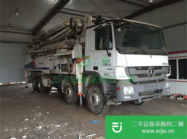 山東出售二手中聯(lián)重科混凝土車載泵
