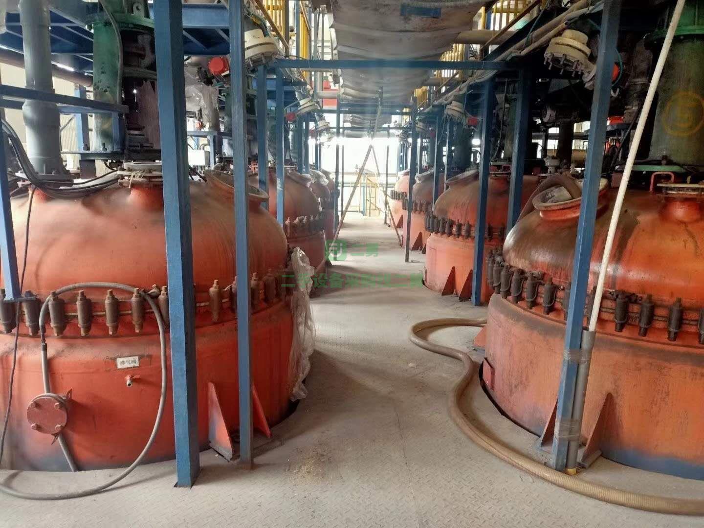 出售志鴻二手九成新的搪瓷反應釜