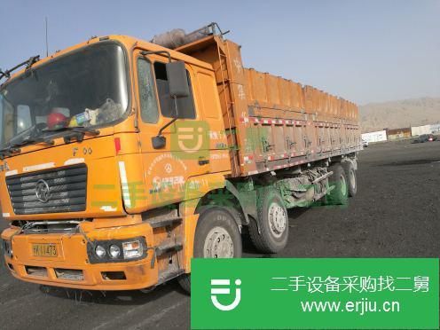新疆出售二手陜汽重卡德龍自卸車  345馬力
