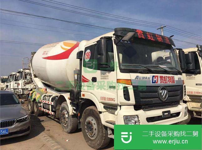 河北出售二手福田歐曼混凝土攪拌車