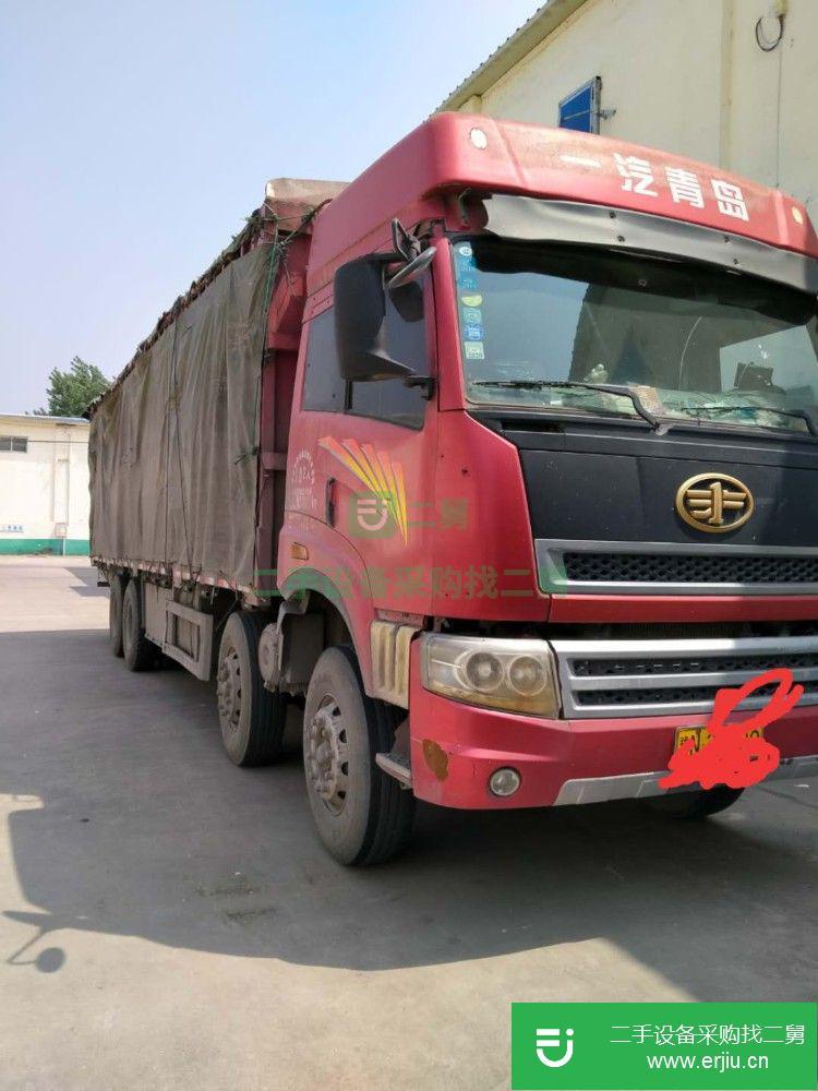 河南出售二手一汽解放高欄貨車