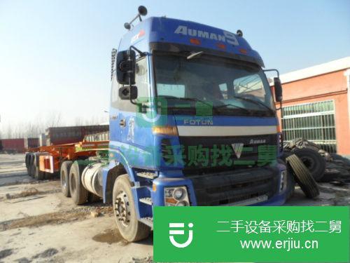 陜西出售二手福田歐曼牽引車