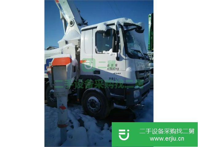 山東出售二手中聯(lián)重科混凝土車載泵