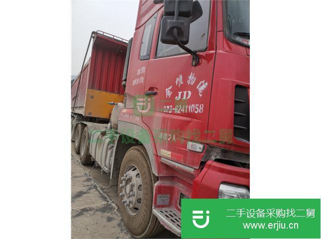 重慶出售二手東風天龍前二后八半掛車