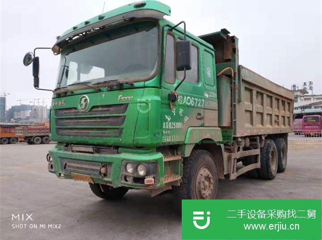 廣西出售二手陜汽重卡德龍自卸車