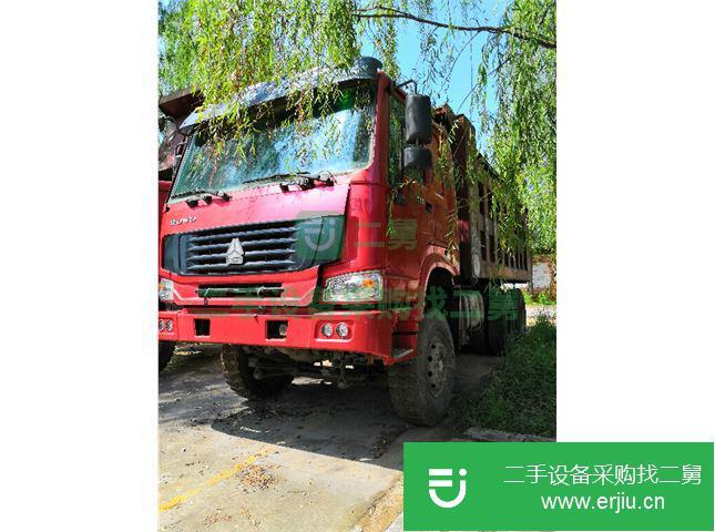 山西出售二手豪沃后八輪工程自卸車