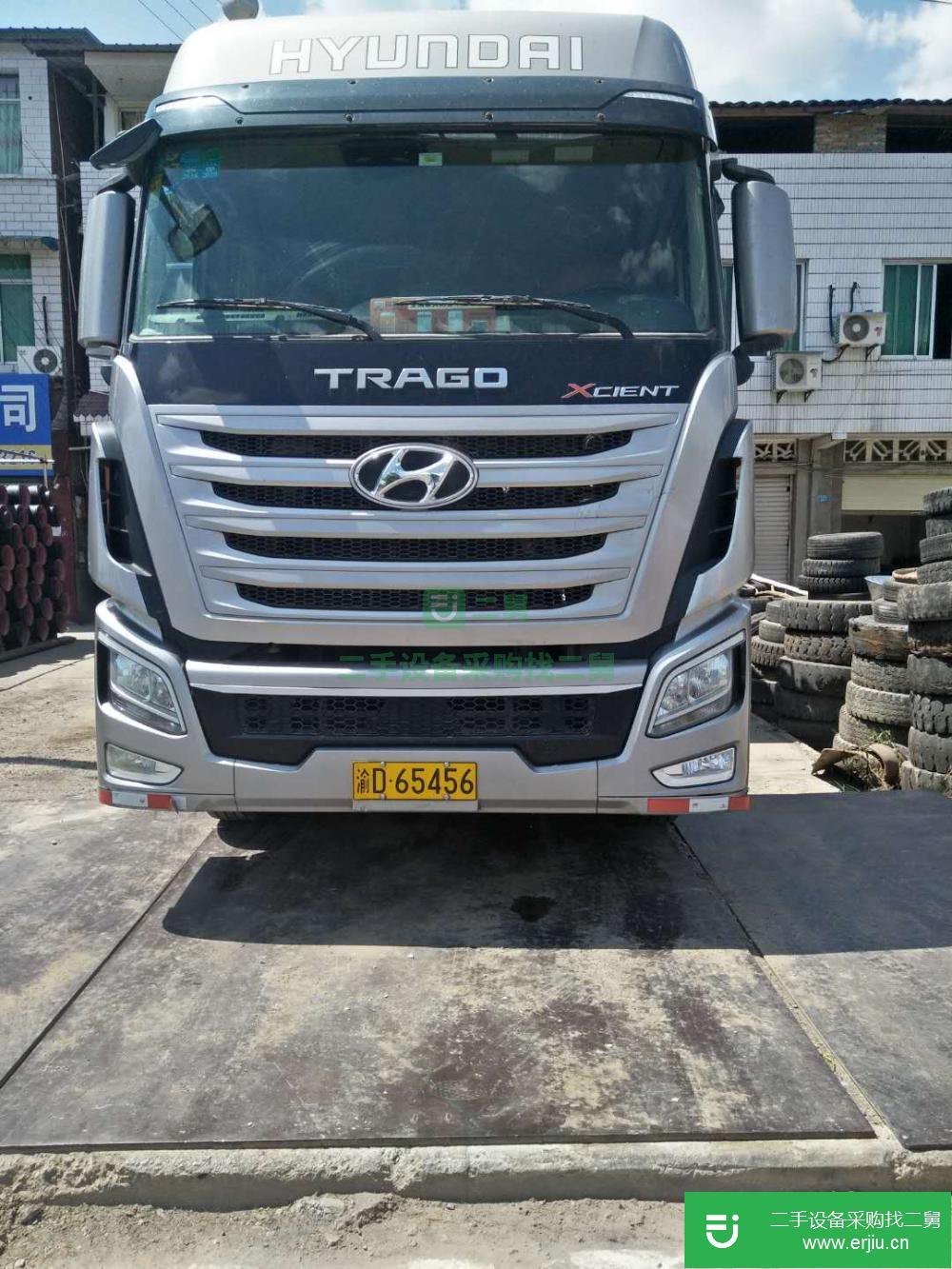 重慶出售二手豪沃半掛車