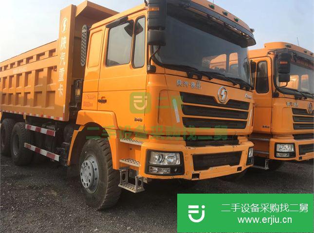 陜西出售二手陜汽重卡德龍F3000，340馬力后八輪自卸車