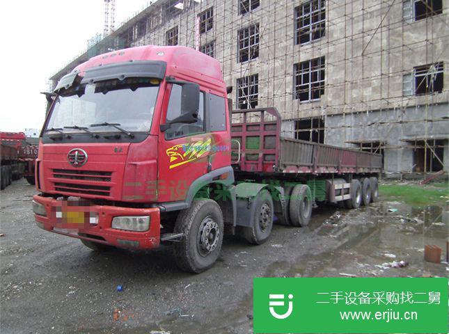 四川出售二手一汽解放半掛車