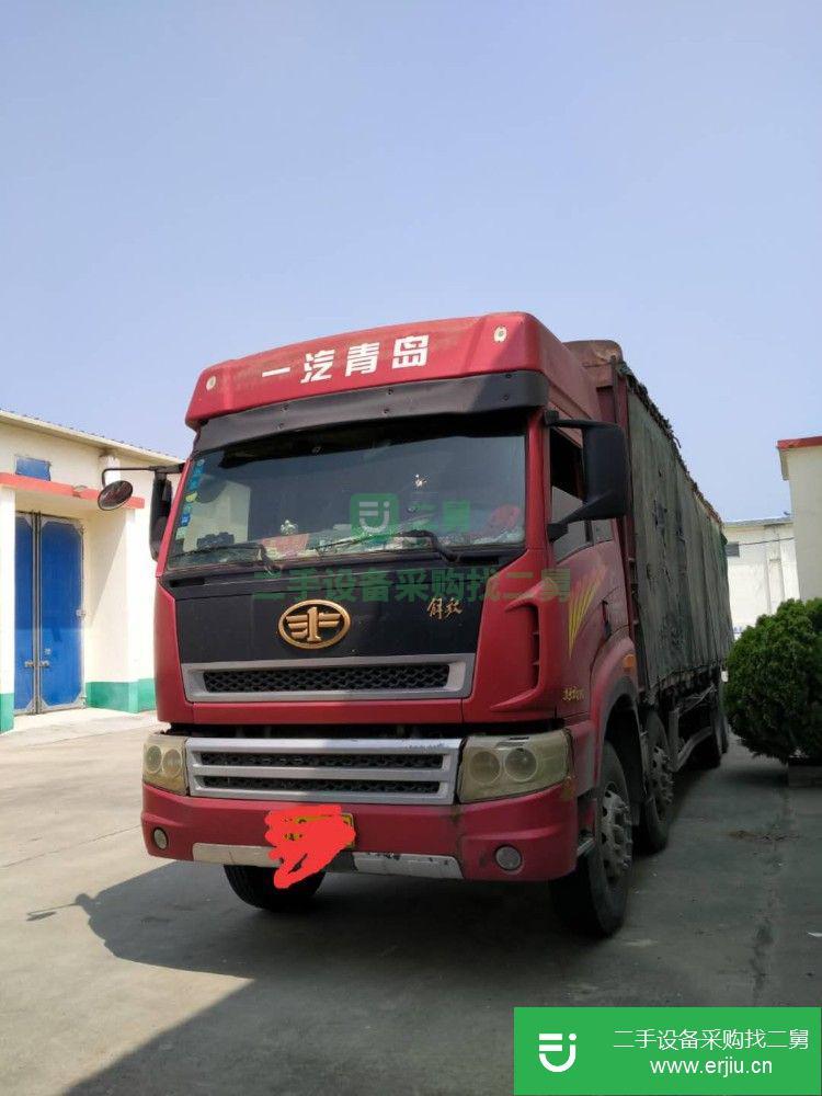 河南出售二手一汽解放高欄貨車