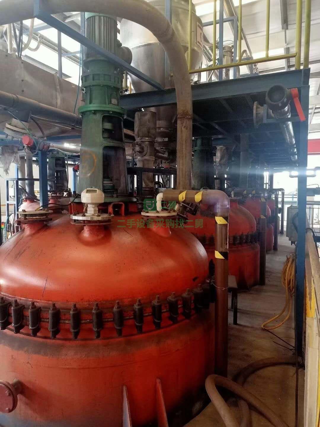 出售志鴻二手九成新的搪瓷反應釜