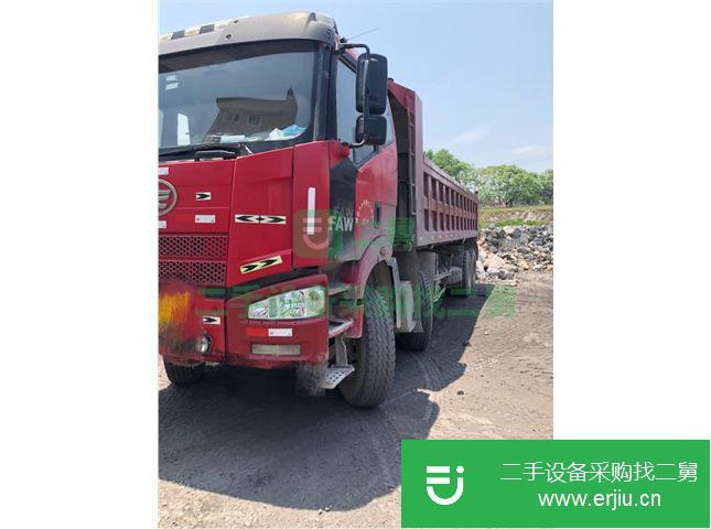 浙江出售二手一汽解放J6P前四后八自卸車
