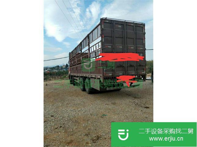湖南出售二手東風天龍前四后八高欄貨車