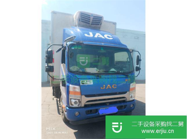 山東出售二手江淮帥鈴160馬力廂式貨車