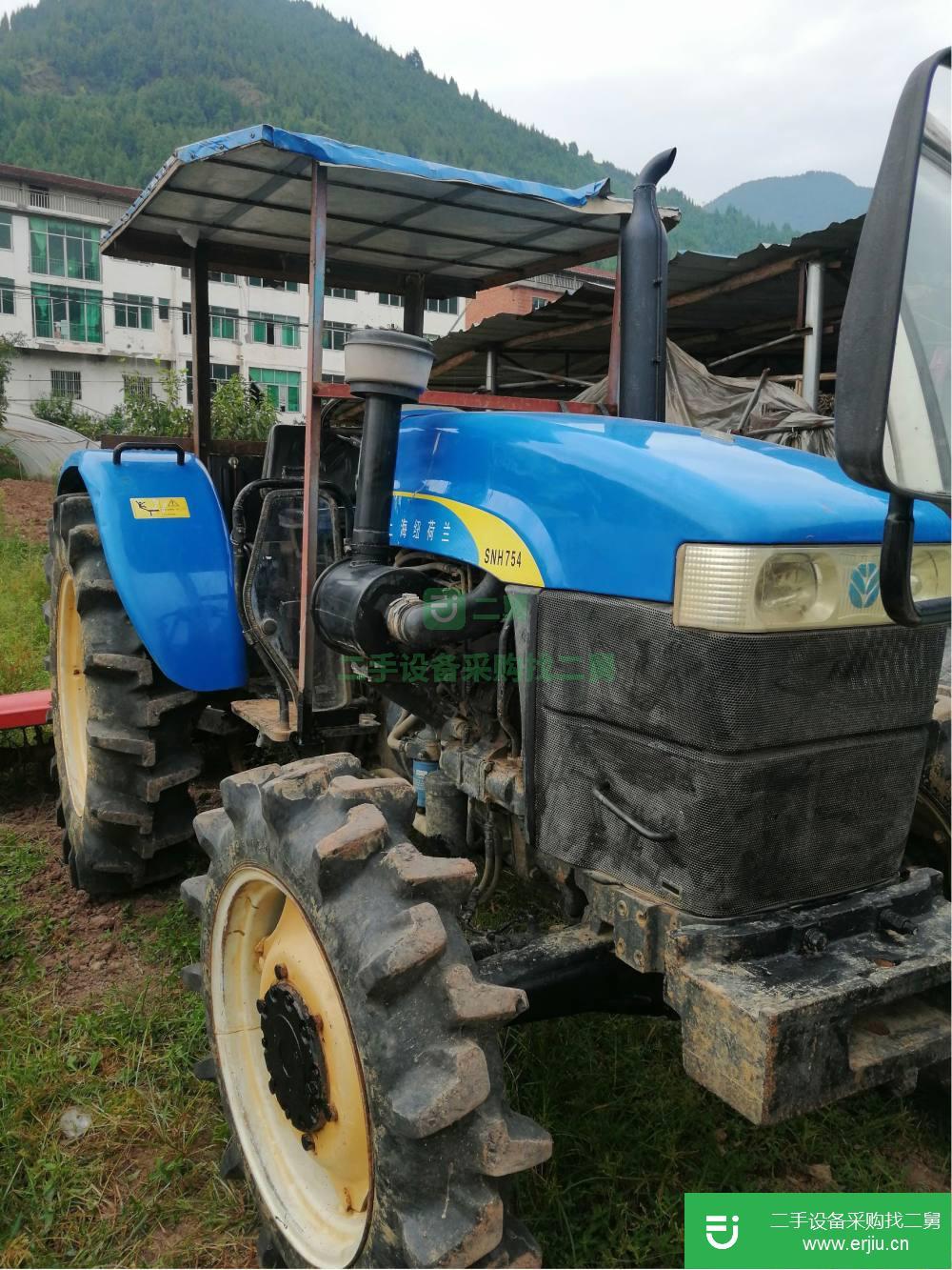 四川出售二手紐何蘭754拖拉機