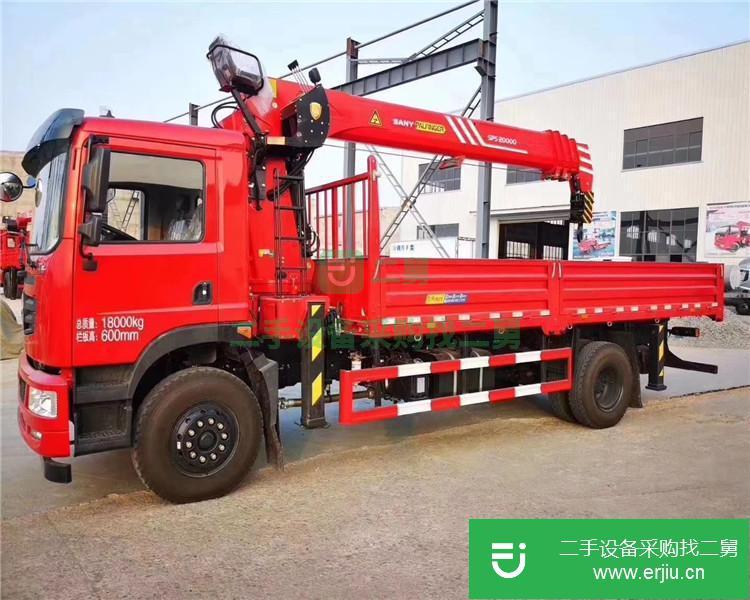 湖北出售二手解放隨車吊
