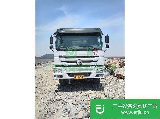 河南出售二手豪沃水泥攪拌罐車