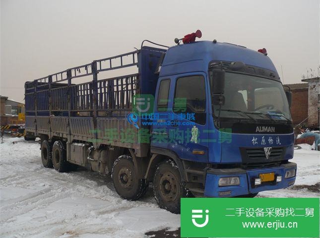 吉林出售二手歐曼前四后八高欄貨車