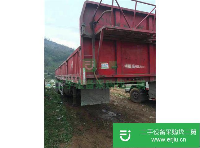 福建出售二手的平板半掛車
