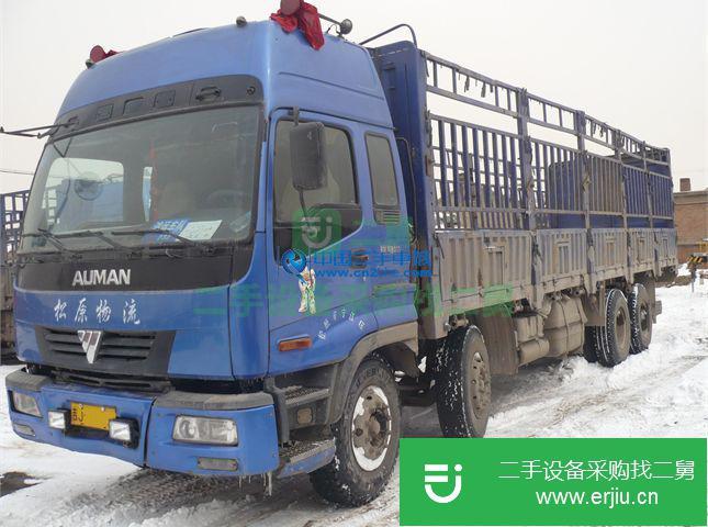 吉林出售二手歐曼前四后八高欄貨車