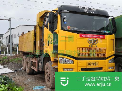 浙江出售二手一汽解放J6P前二后八工程車