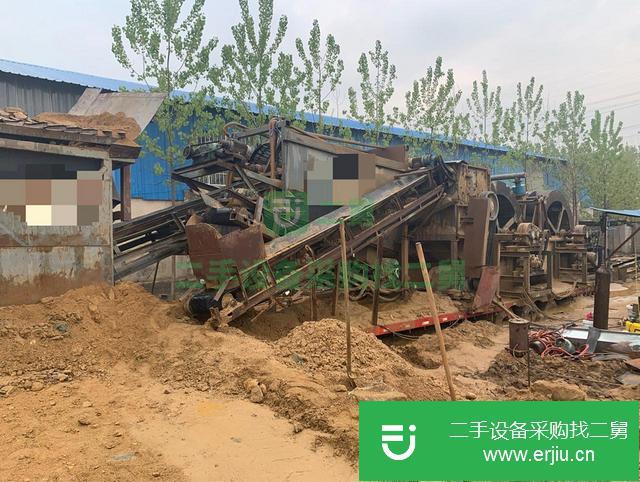 山東出售二手的移動洗砂機