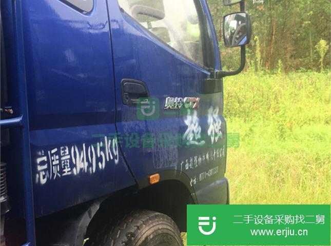 廣西出售二手福田奧鈴154馬力廂式貨車