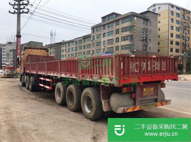 江西出售二手乘龍低平板半掛車