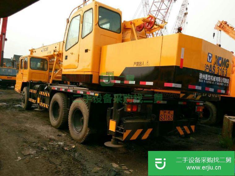 浙江出售二手徐工25噸無牌吊車