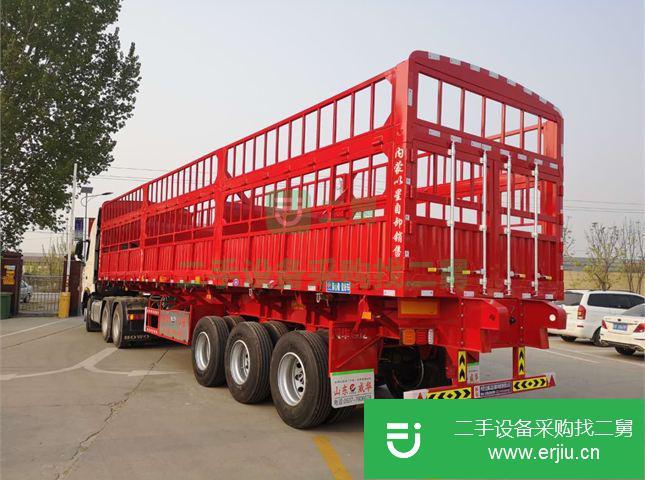 山東出售12米花籃側翻半掛車