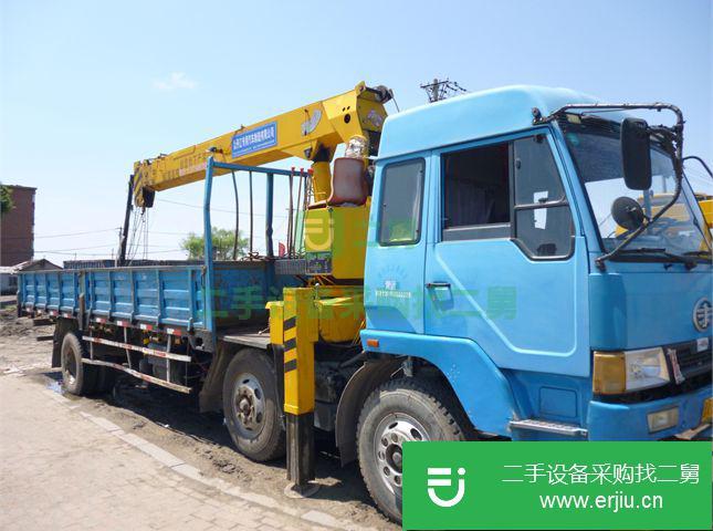 黑龍江出售二手一汽解放隨車吊