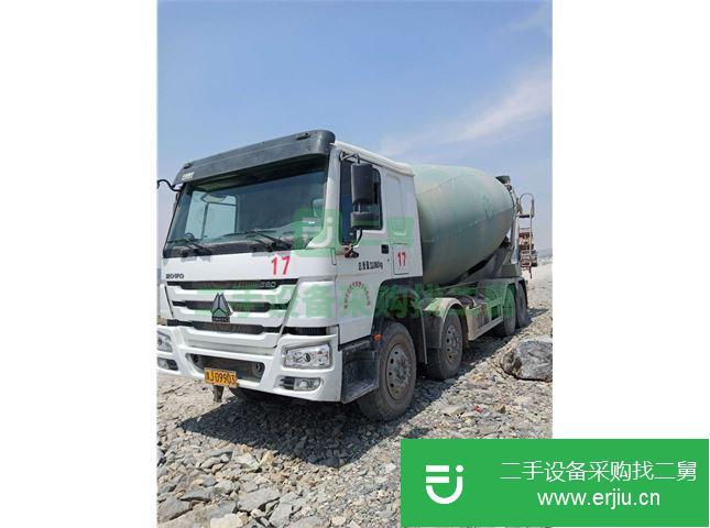 河南出售二手豪沃水泥攪拌罐車