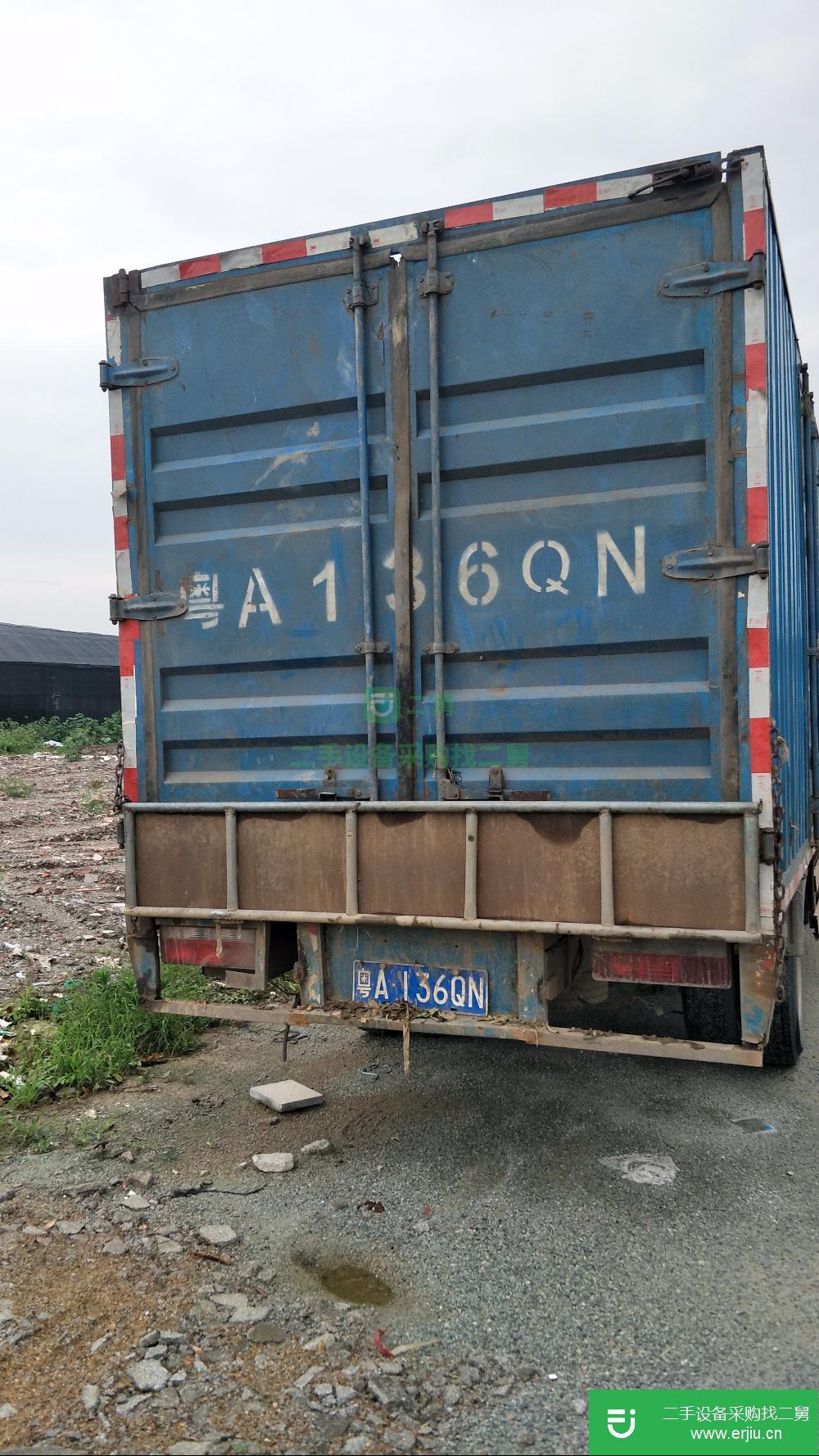 廣東出售二手豪沃廂式貨車