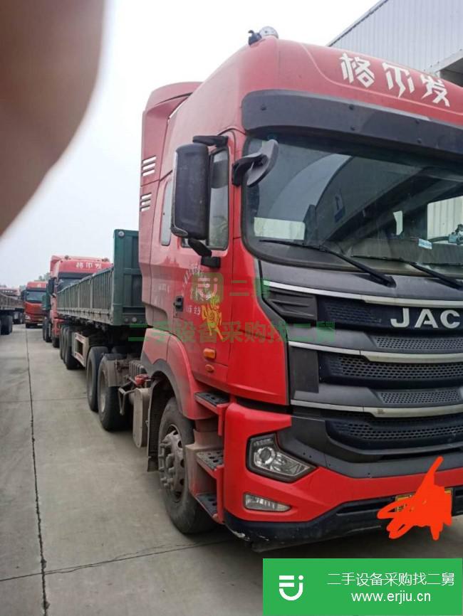 山東出售二手江淮格爾發半掛車