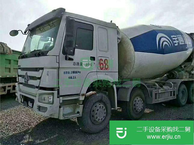 山東出售二手中國重汽攪拌車
