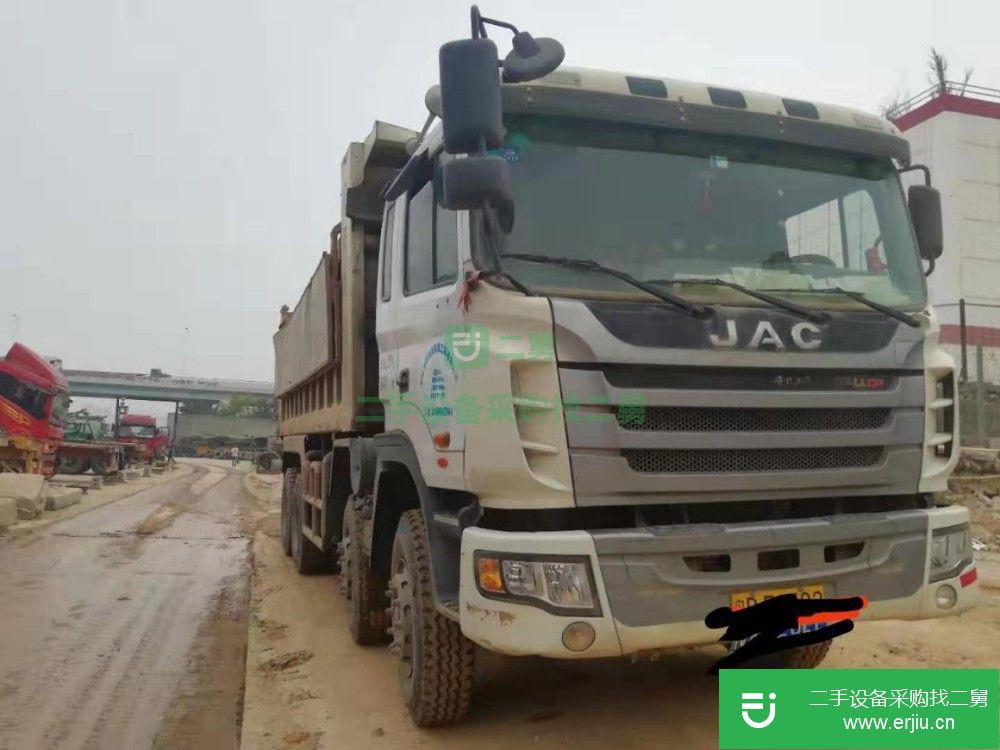 廣東出售二手江淮前四后八重型自卸車