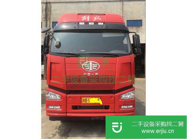 浙江出售二手一汽解放J6P倉柵載貨車