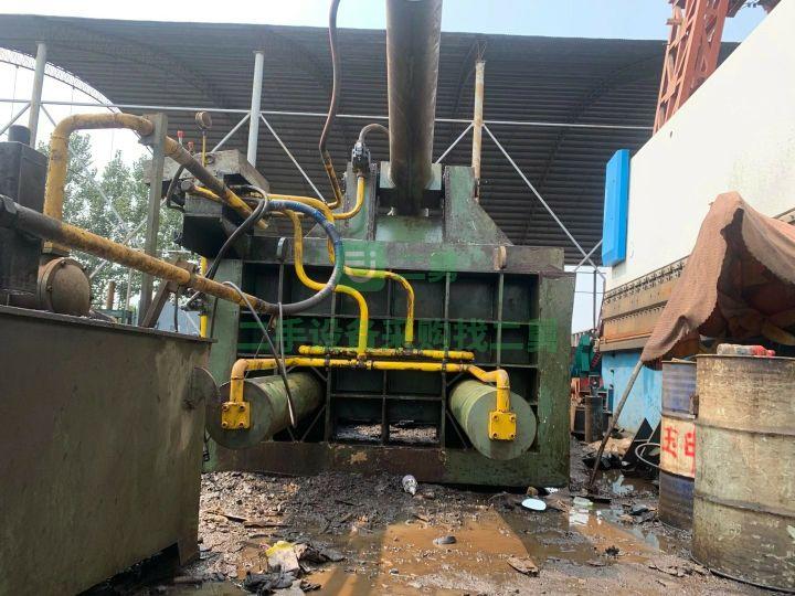 出售江陰萬事達250噸金屬打包機壓塊機