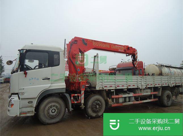 陜西出售二手東風(fēng)天龍隨車吊