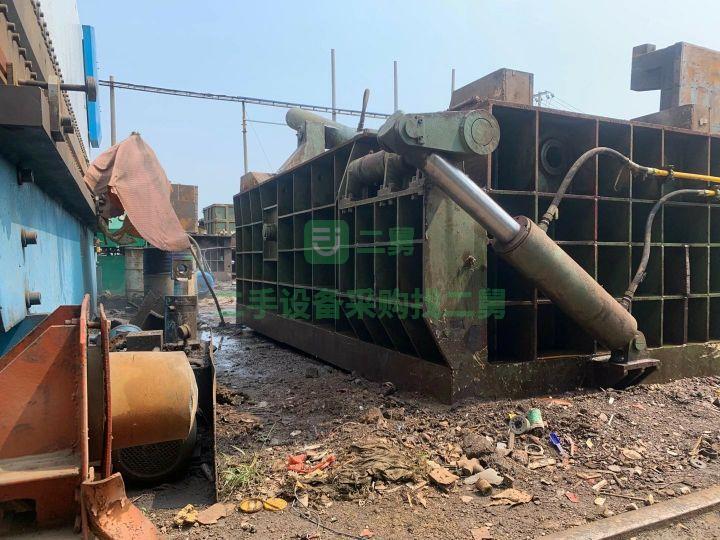 出售江陰萬事達250噸金屬打包機壓塊機
