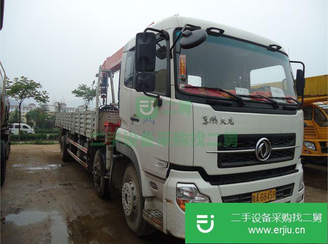 陜西出售二手東風(fēng)天龍隨車吊