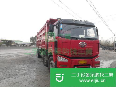 廣東出售二手一汽解放J6P前四后八自卸車